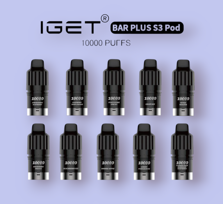 IGET Bar Plus S3 Pods Wholesale