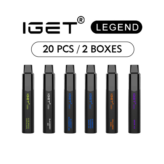 IGET Legend 20 Pcs / 2 Boxes Wholesale 1 vape wholesale