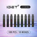 IGET Legend 100 Pcs / 10 Boxes Wholesale 1 vape wholesale