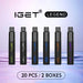 IGET Legend 20 Pcs / 2 Boxes Wholesale 1 vape wholesale