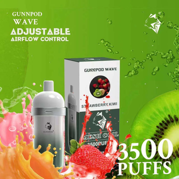 Gunnpod Wave Wholesale in Australia - 3500 Puffs 1 vape wholesale