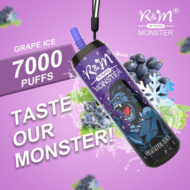 R&M Monster 7000 Puffs Vape Wholesale 1 vape wholesale