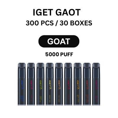 IGET Goat 300 Pcs / 30 Boxes Wholesale 1 vape wholesale