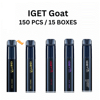IGET Goat 150 Pcs / 15 Boxes Wholesale 1 vape wholesale