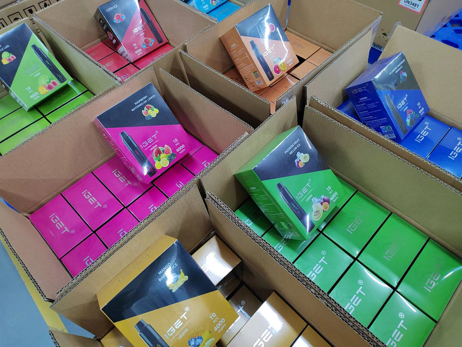 IGET Legend 150 Pcs / 15 Boxes Wholesale 1 vape wholesale