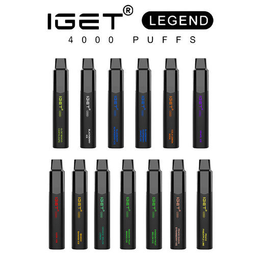 IGET Legend Vape Disposable Wholesale - 4000 Puffs 1vapewholesale