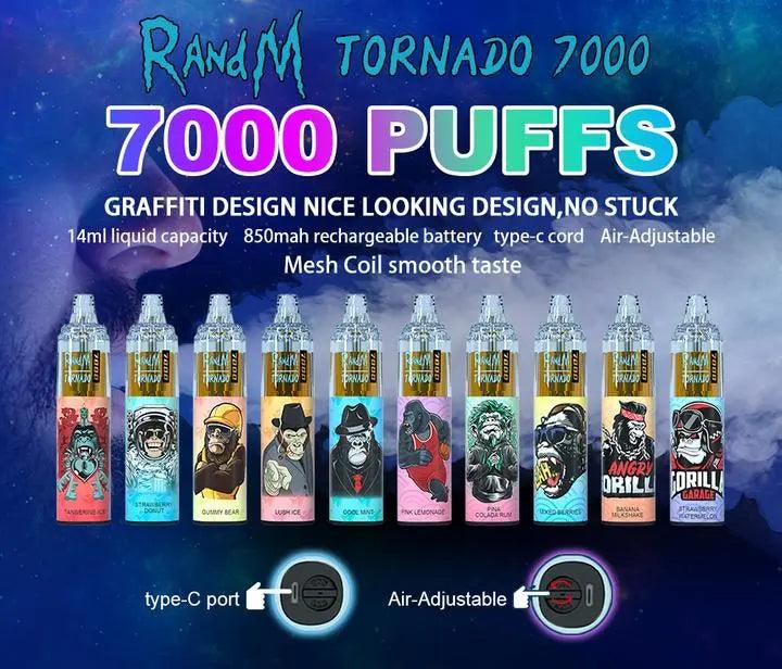 RandM Tornado 7000 Wholesale 1vapewholesale