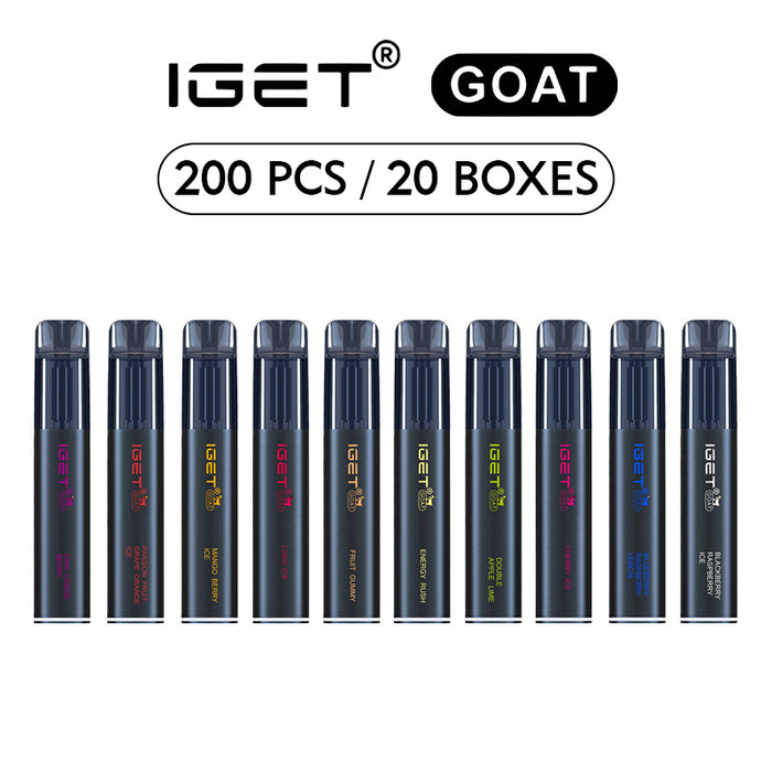 IGET Goat 200 Pcs / 20 Boxes Wholesale 1 vape wholesale