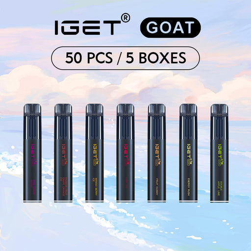 IGET Goat 50 Pcs / 5 Boxes Wholesale 1 vape wholesale