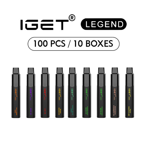 IGET Legend 100 Pcs / 10 Boxes Wholesale 1 vape wholesale