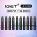 IGET Legend Vape Wholesale / Bulk 1vapewholesale