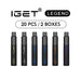 IGET Legend Vape Wholesale / Bulk 1vapewholesale