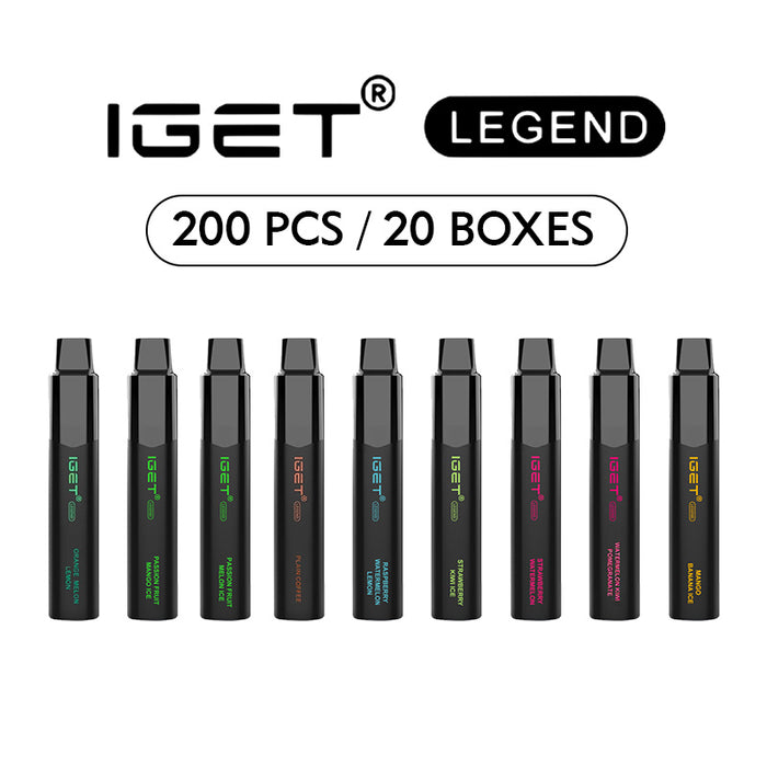 IGET Legend Vape Wholesale / Bulk 1vapewholesale