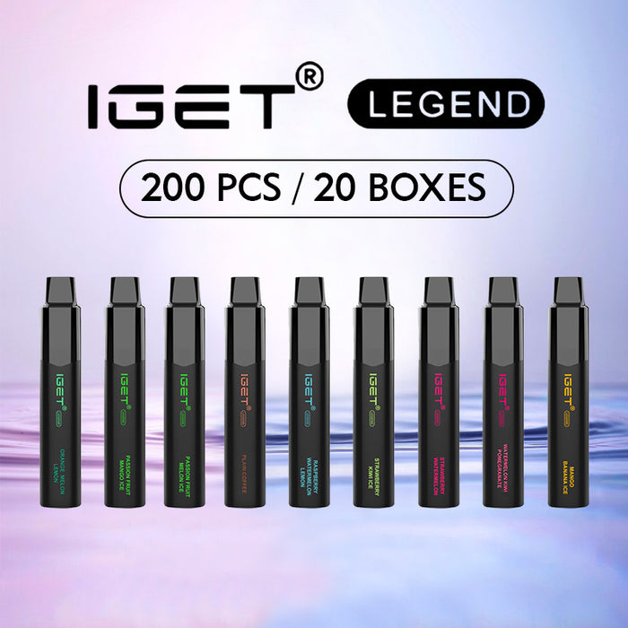 IGET Legend 200 Pcs / 20 Boxes Wholesale 1 vape wholesale