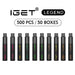 IGET Legend Vape Wholesale / Bulk 1vapewholesale